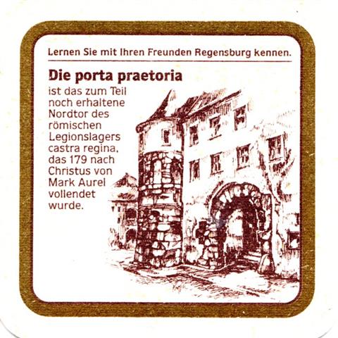 regensburg r-by bischofs lernen 8b (quad180-die porta praetoria-braungold)